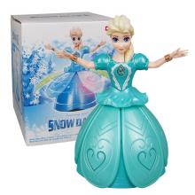 Frozen Elsa Anna movable projection light music fi...