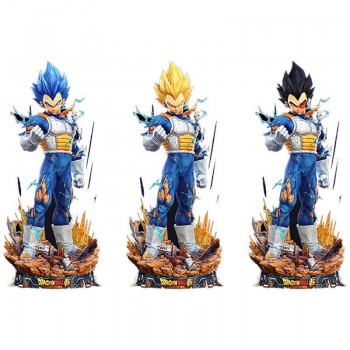 Dragon Ball Vegeta anime big figure(can light)--a figure with 3 heads