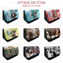 Attack on Titan anime pen bag pencil case