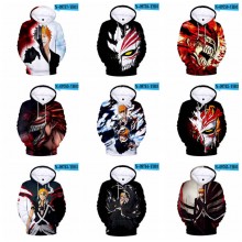 Bleach anime thick hoodies