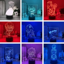 Tokyo ghoul anime 3D 7 Color Lamp Touch Lampe Nigh...