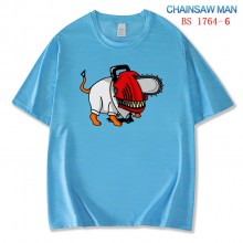 Chainsaw Man anime mercerized Ice cotton t-shirt