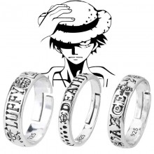 One Piece Luffy anime rings