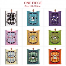 One Piece anime flano summer quilt blanket