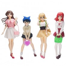 Kanojo Okarishimasu anime figures set(4pcs a set)(OPP bag)