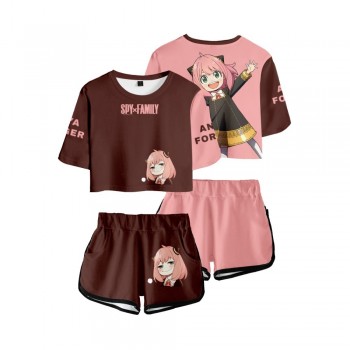 SPY FAMILY anime short t-shirt and shorts a set