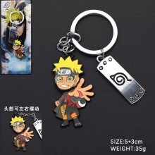 Naruto anime movable key chain/necklace