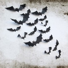 Halloween bat decorative wall props