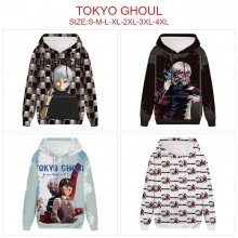 Tokyo ghoul anime long sleeve hoodie sweater cloth