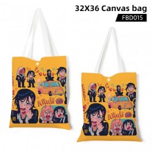 Chainsaw Man anime canvas tote bag shopping bag