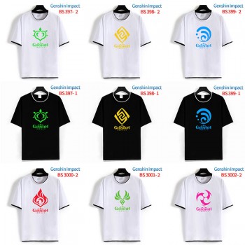 Genshin Impact game cotton t-shirt