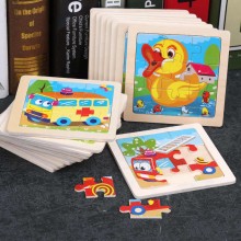 The cartoon puzzle for early child development