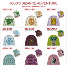 JoJo's Bizarre Adventure anime flannel hats hip ho...