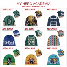 My Hero Academia anime flannel hats hip hop caps