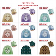 Genshin Impact game flannel hats hip hop caps