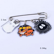 Totoro anime brooch pins