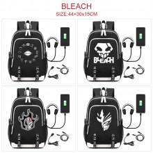 Bleach USB charging laptop backpack school bag