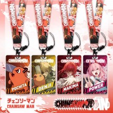 Chainsaw Man anime card cover diy hang rope