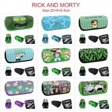 Rick and Morty anime pen case pencil bag