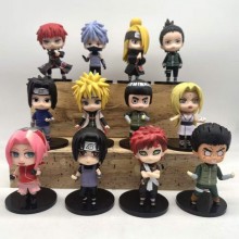 Naruto anime figures set(12pcs a set)(OPP bag)