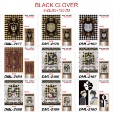 Black Clover anime door curtains portiere 85x120CM