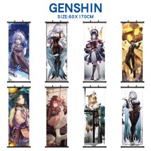 Genshin Impact game wall scroll wallscrolls 60*170...