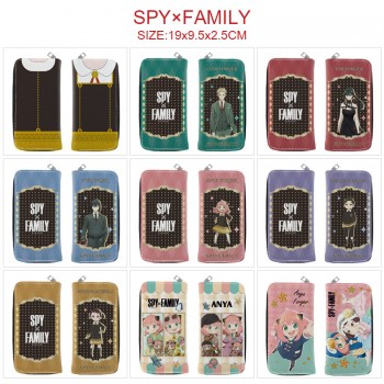 SPY x FAMILY anime long zipper wallet purse