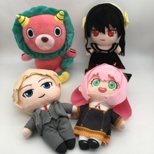 10inches SPY FAMILY anime plush dolls set(4pcs a s...