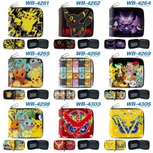 Pokemon anime zipper wallet purse