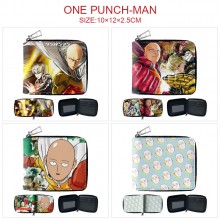 One Punch Man anime zipper wallet purse