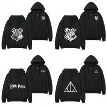 Harry Potter zipper cotton thin hoodies sweatshirt