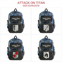 Attack on Titan anime nylon backpack bag