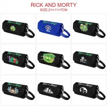 Rick and Morty anime canvas pen case pencil bag