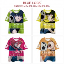 Blue Lock anime short sleeve t-shirt