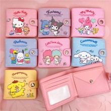 Melody Cinnamoroll Kuromi Kitty wallet