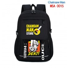 Chainsaw Man anime backpack bag