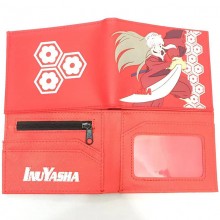 Inuyasha anime silicone wallet