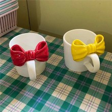 Cute Bowknot mug cup