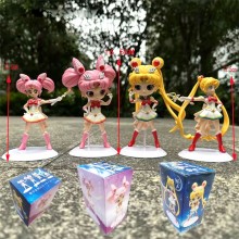Sailor Moon anime figure dolls set(4pcs a set)
