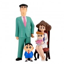 Crayon Shin-chan anime family figures