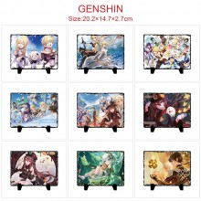 Genshin Impact game photo frame slate painting sto...
