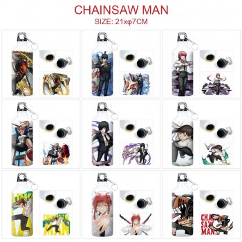 Chainsaw Man anime aluminum alloy sports bottle kettle