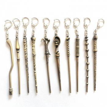 Harry Potter mini alloy magic stick wand key chain