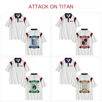 Attack on Titan anime short sleeve cotton t-shirt t shirts