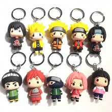 Naruto anime figure doll key chain
