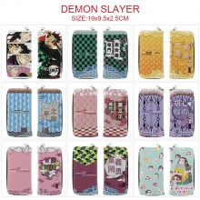 Demon Slayer anime zipper long wallet purse