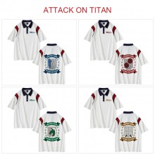 Attack on Titan anime short sleeve cotton t-shirt ...