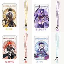 Genshin Impact game ID cards holders cases lanyard...