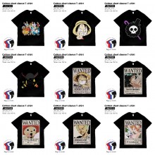 One Piece anime cotton short sleeve t-shirt t shirts