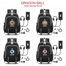 Dragon Ball anime USB charging laptop backpack sch...